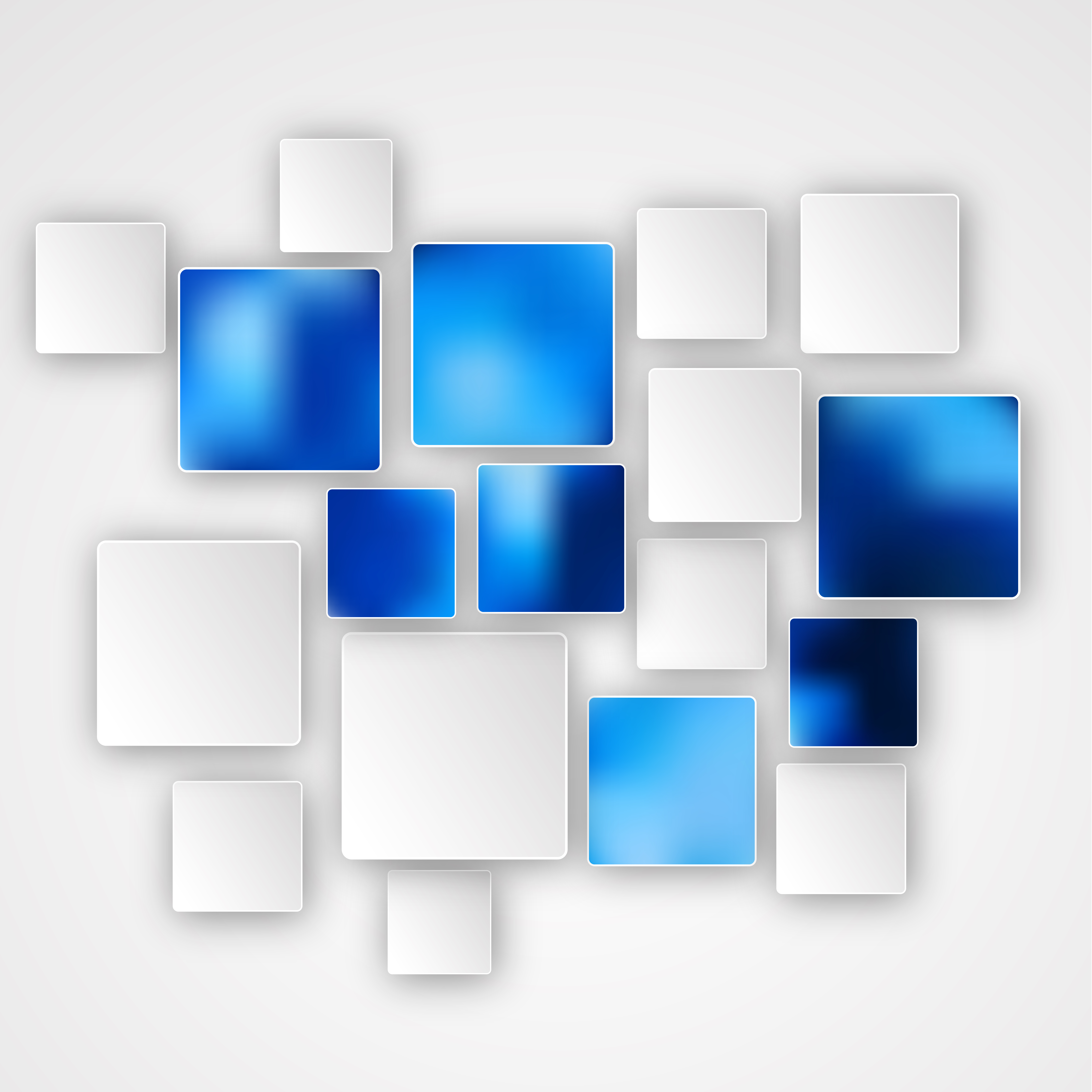 8000x8000 Blue And White Abstract Modern Square Background Vector Illustration