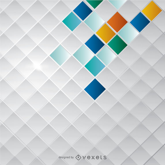 572x570 Abstract Mosaic Square Background