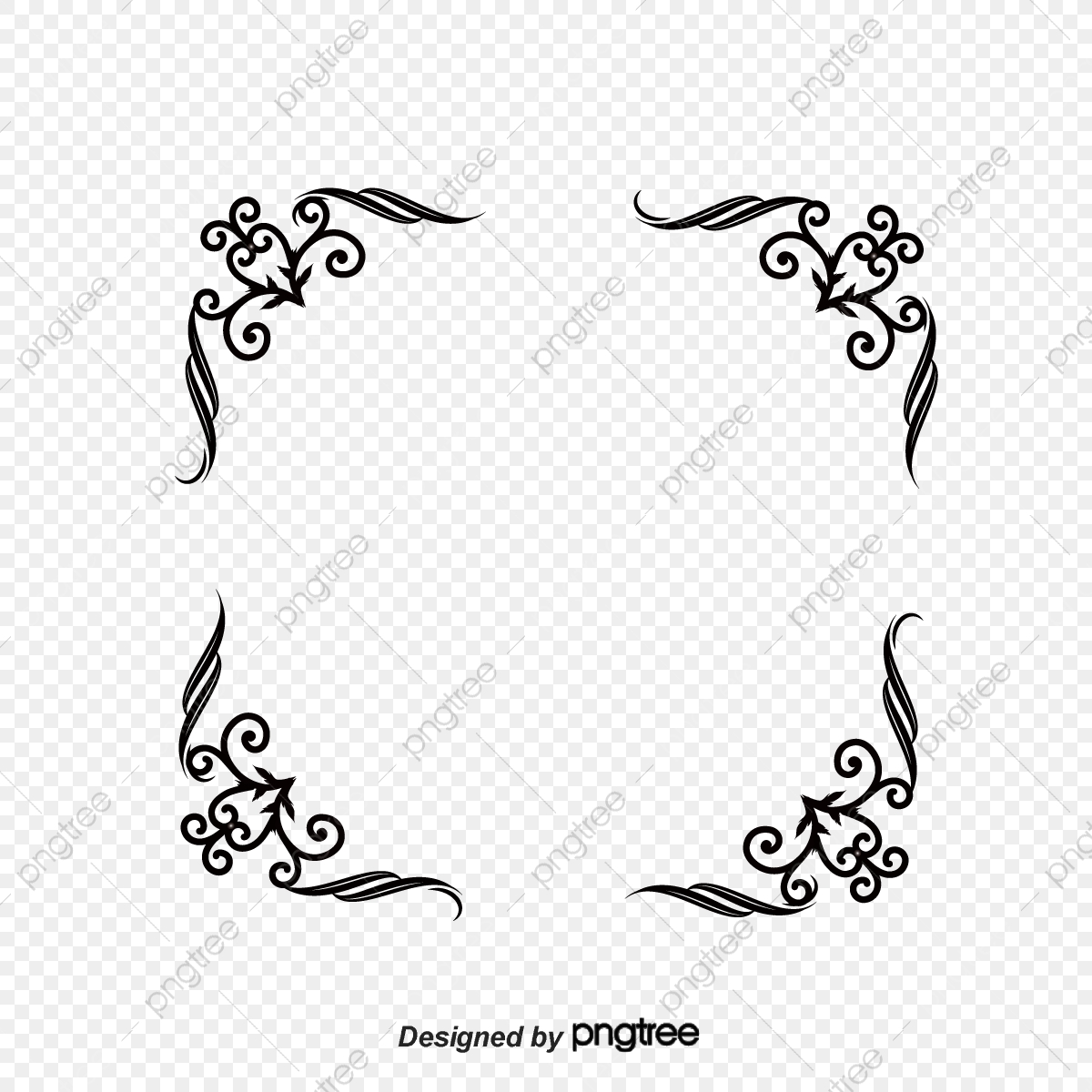 1200x1200 Square Pattern Border Vector, Square Vector, Pattern Vector