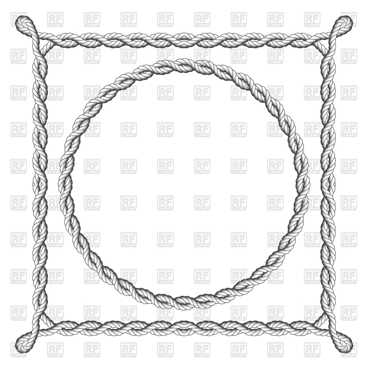 1200x1200 Twisted Rope Frames