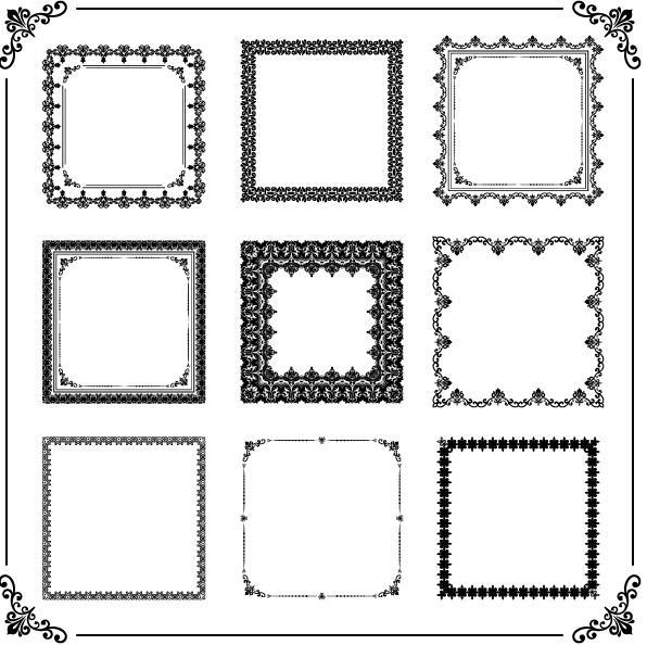 Square Frame Vector at Vectorified.com | Collection of ...