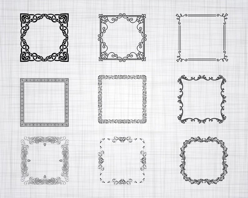 794x635 Square Frame Bundle Square Frame Square Frame Etsy