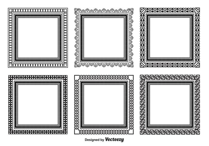 700x490 Decorative Square Frame Set