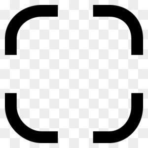 300x300 Rounded Square Corners Outline Vector