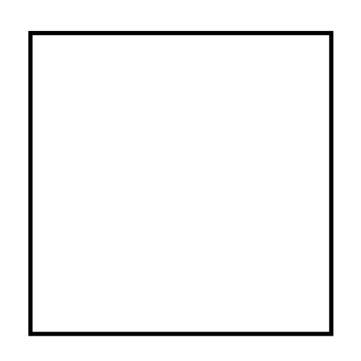 512x512 Basic Square Outline