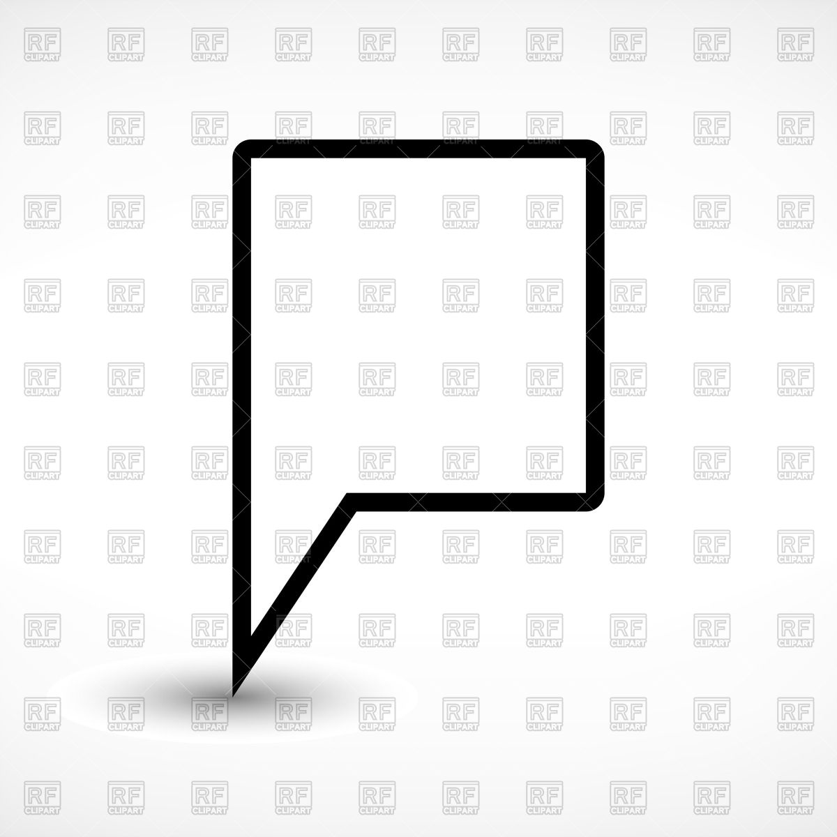 1200x1200 Square Map Pin Outline Vector Image Of Signs, Symbols, Maps