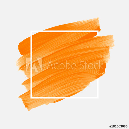 500x500 Logo Brush Painted Watercolor Abstract Background Design