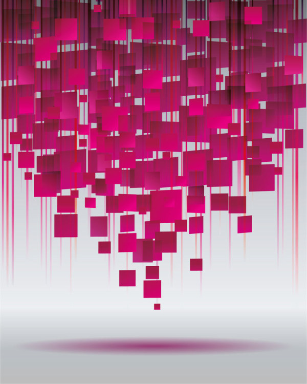 600x750 Abstract Squares Background Vector Free Download