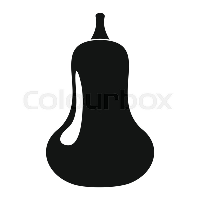 800x800 Squash Black Simple Silhouette Icon Stock Vector Colourbox