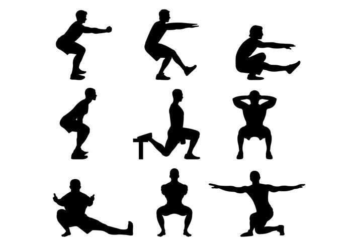 700x490 Silhouette Of Basic Squat