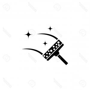 300x300 Cartoon Of Man Cleaning Window With Long Squeegee Image Catchsplace