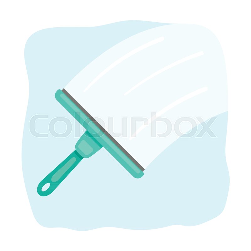 800x800 Squeegee Icon In Cartoon Design Stock Vector Colourbox