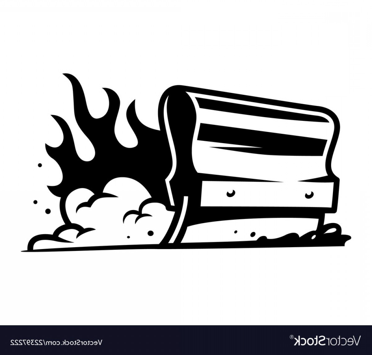 1200x1146 Vintage Screen Printing Flaming Squeegee Concept Vector Geekchicpro