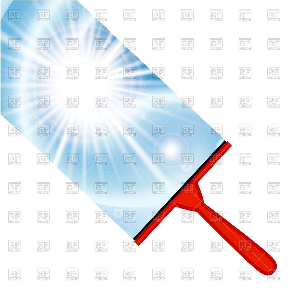 1200x1200 Window Cleaning With Squeegee Vector Image Of Backgrounds