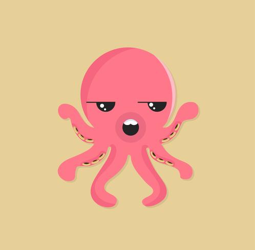 498x490 Cute Squid Vector
