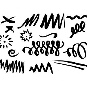 300x300 Free Sketch Squiggle Ornament Vector Soidergi