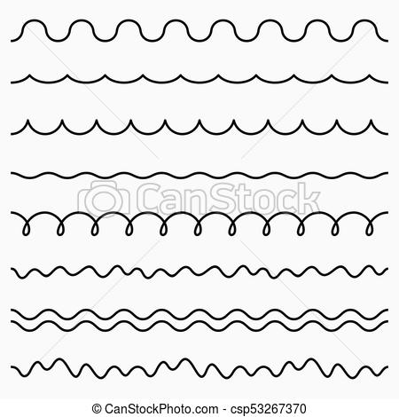 450x470 Wavy Line Clipart