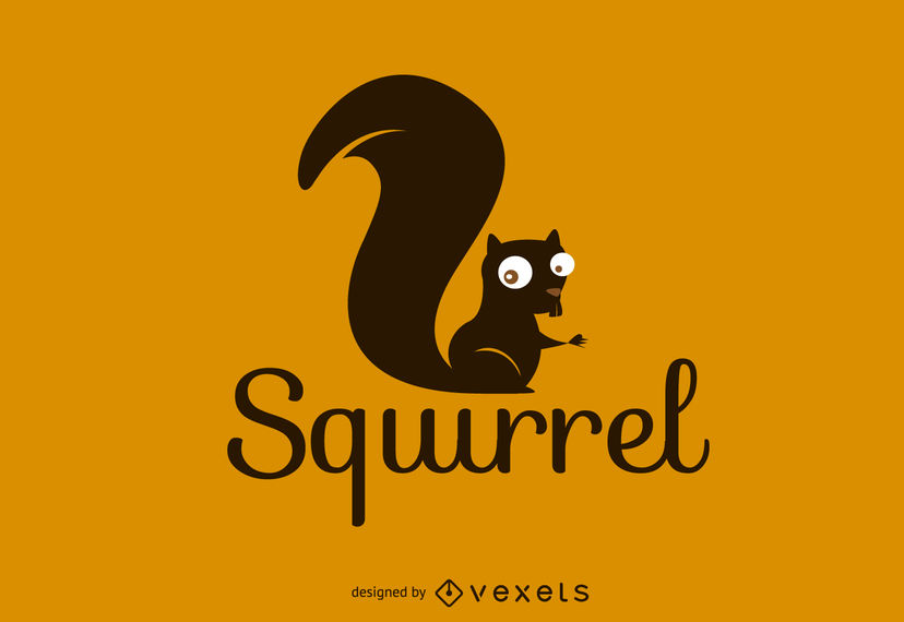 828x570 Squirrel Logo Template