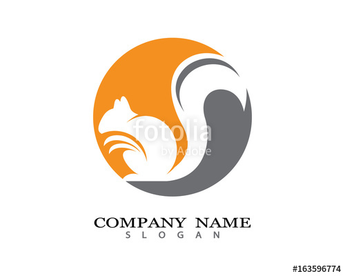 500x400 Squirrel Logo Template Stock Image And Royalty Free Vector