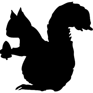 300x300 Squirrel Silhouette Vector Images