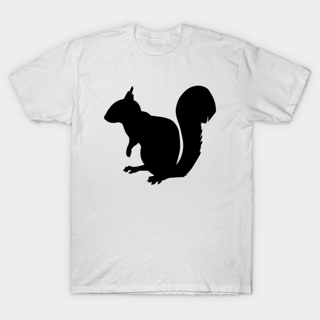 630x630 Squirrel Silhouette Vector Image