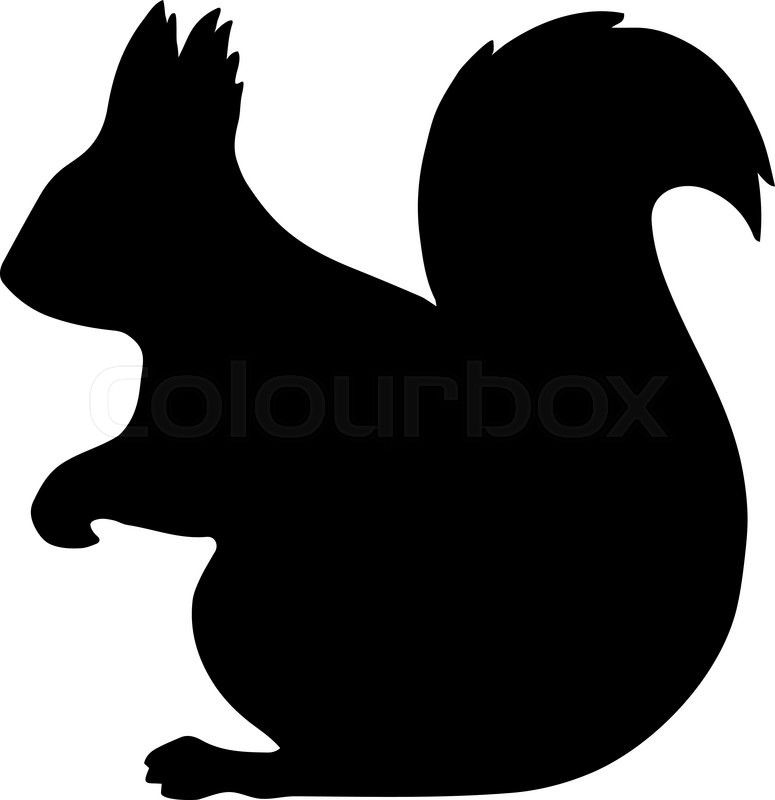 775x800 Squirrel Silhouette Vector Lodge Squirrel Silhouette