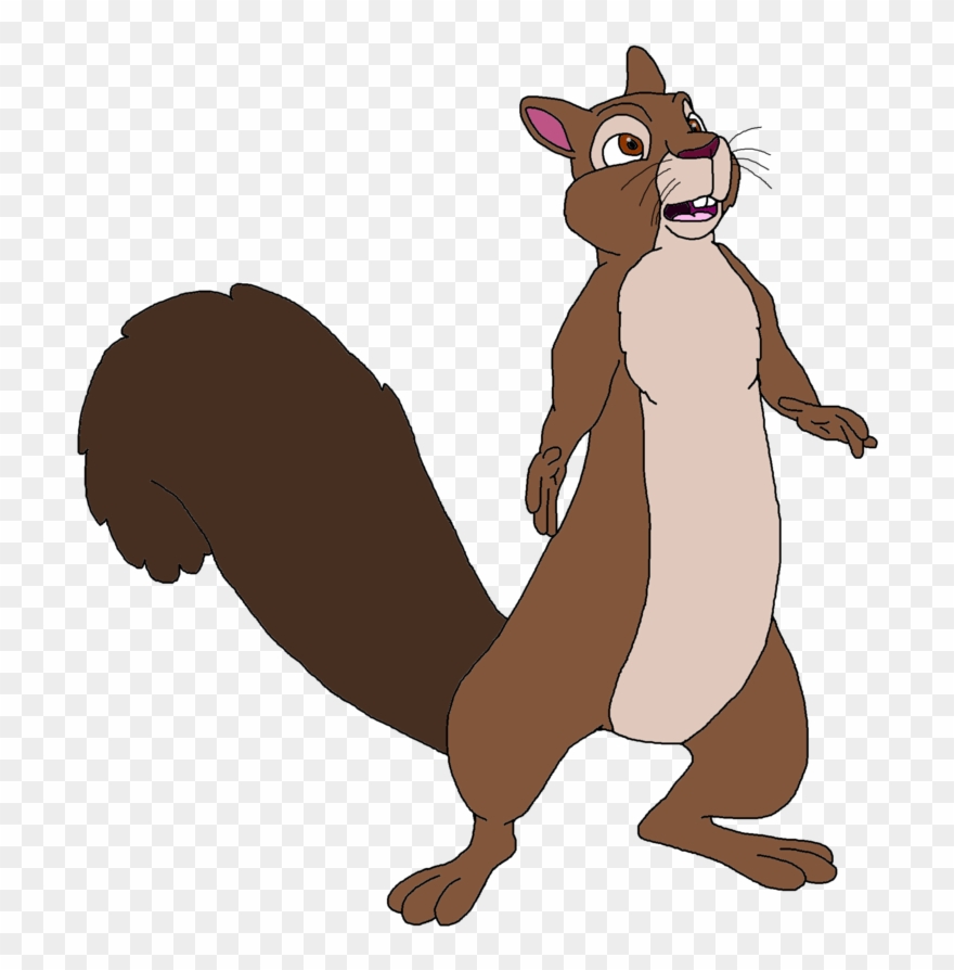 880x894 Benny The Squirrel Vector