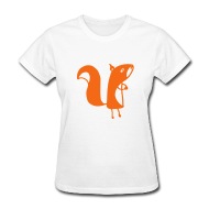 190x190 Squirrel Vector Women's T Shirt Spreadshirt
