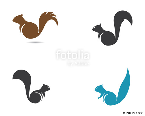 500x400 Squirrel Vector Icon Stock Image And Royalty Free Vector