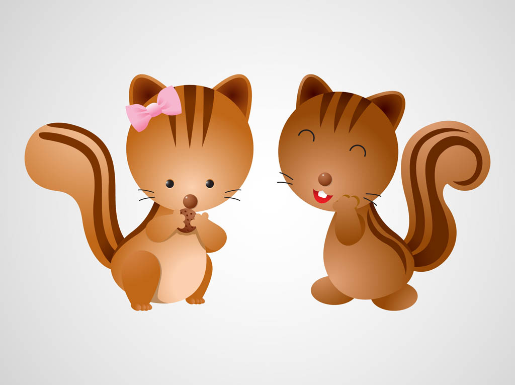 1024x765 Vector Squirrels Vector Art Graphics