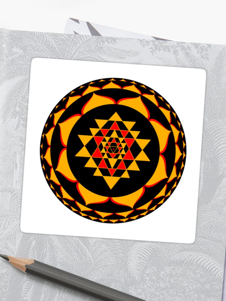 750x1000 Sacred Indian Geometry Mystical Meditative Diagram Symbol