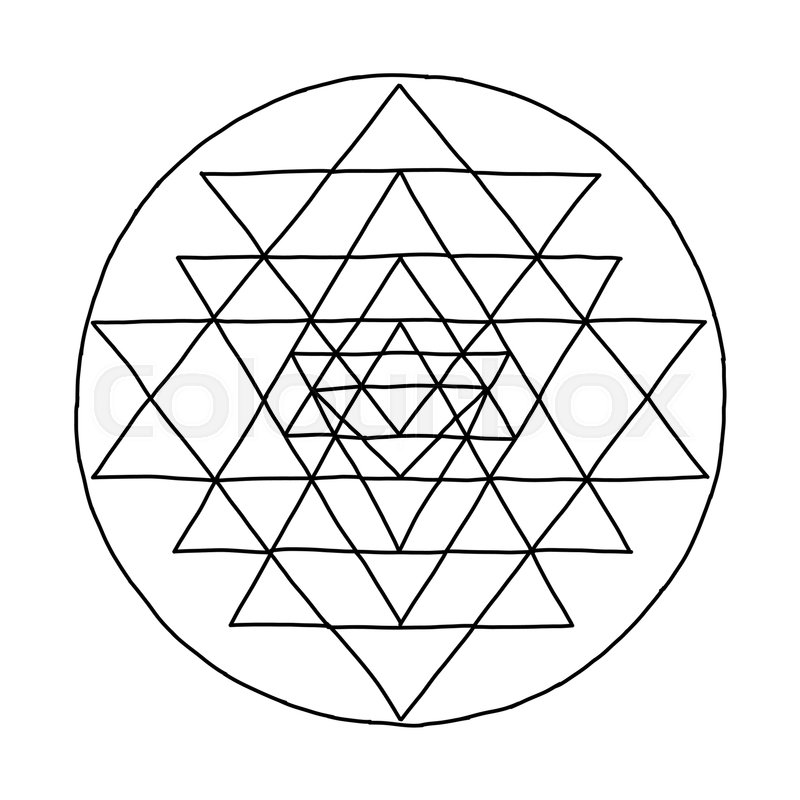 800x800 Sacred Geometry And Alchemy Symbol Sri Stock Vector Colourbox