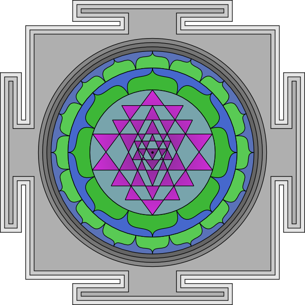 600x600 Sri Yantra Clip Art
