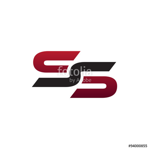 500x500 Modern Initial Logo Ss Stock Image And Royalty Free Vector