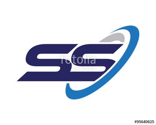 500x400 Ss Letter Swoosh Media Technology Logo Stock Image And Royalty
