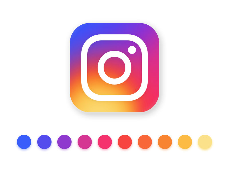 800x600 New Instagram Logo Vector Sketch Freebie