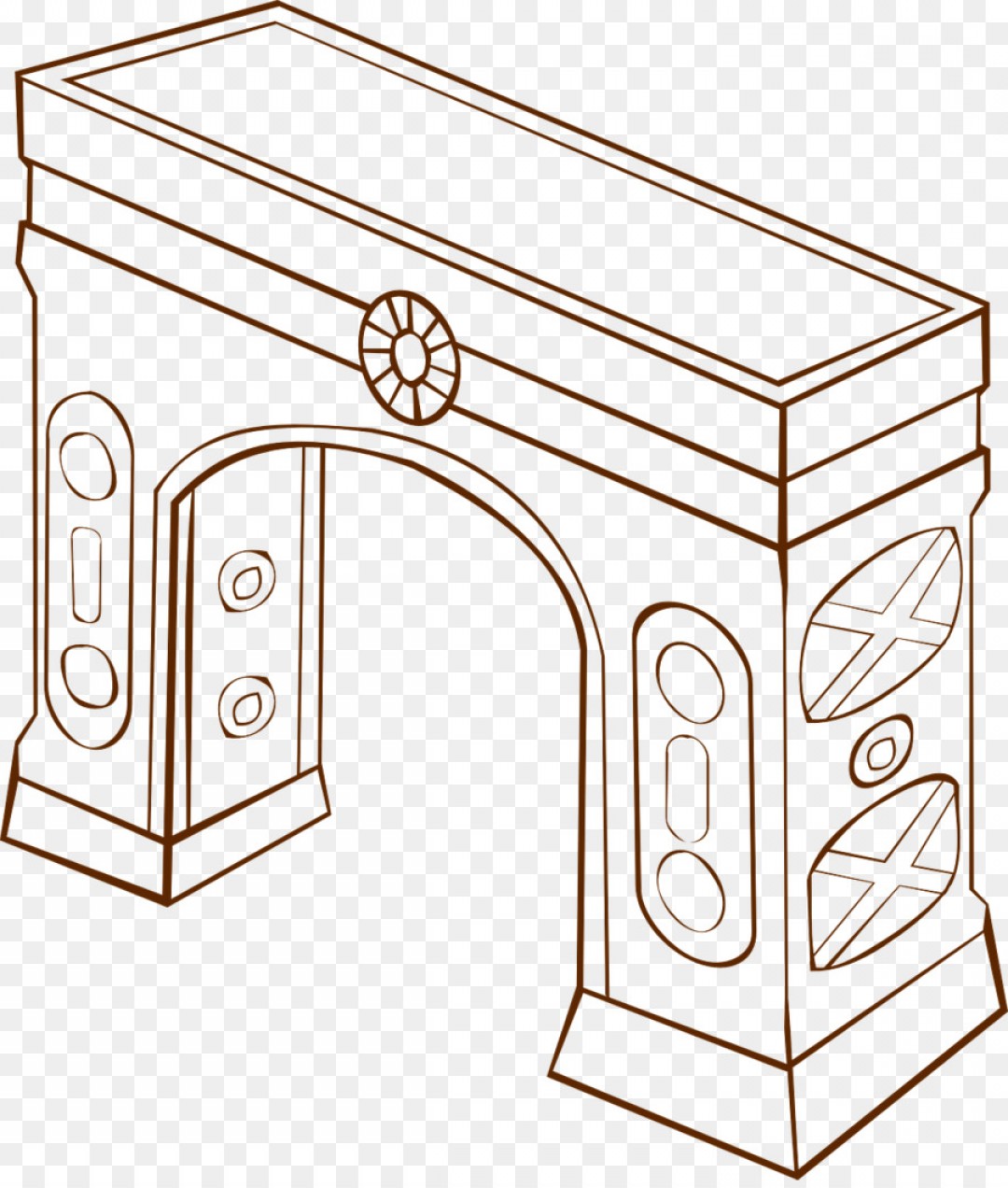 1080x1272 Png Gateway Arch Clip Art Vector Graphics Openclipart Soidergi