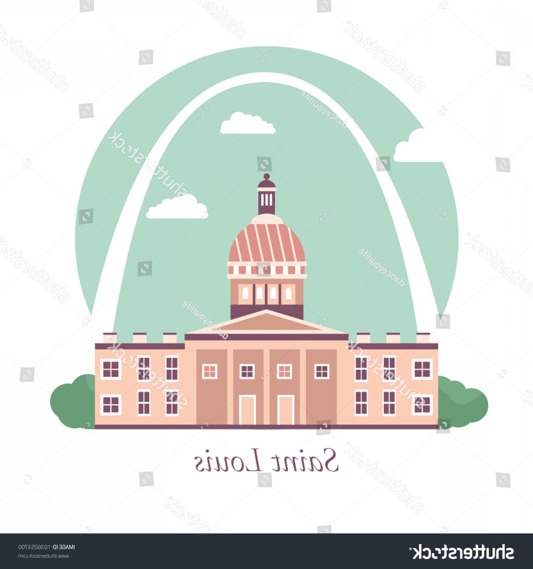 1800x1920 Vector Illustration Saint Louiss Gateway Arch Soidergi