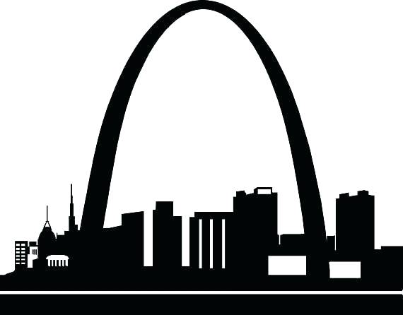 St Louis Arch Vector at Vectorified.com | Collection of St Louis Arch ...