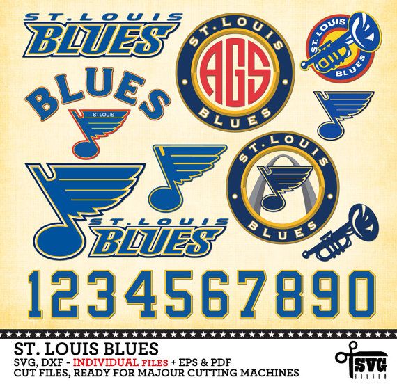 St Louis Blues Logos Jersey Numbers Vector 570x552 St Louis Blues Logos Jersey Numbers Vector