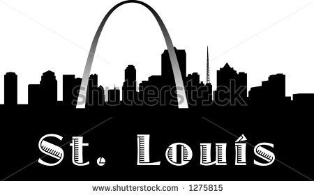 450x280 Free St Louis Skyline Silhouette