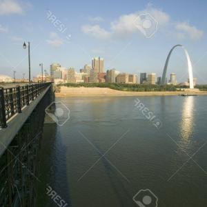 300x300 Royalty Free Stock Photo St Louis Skyline Gateway Arch Image