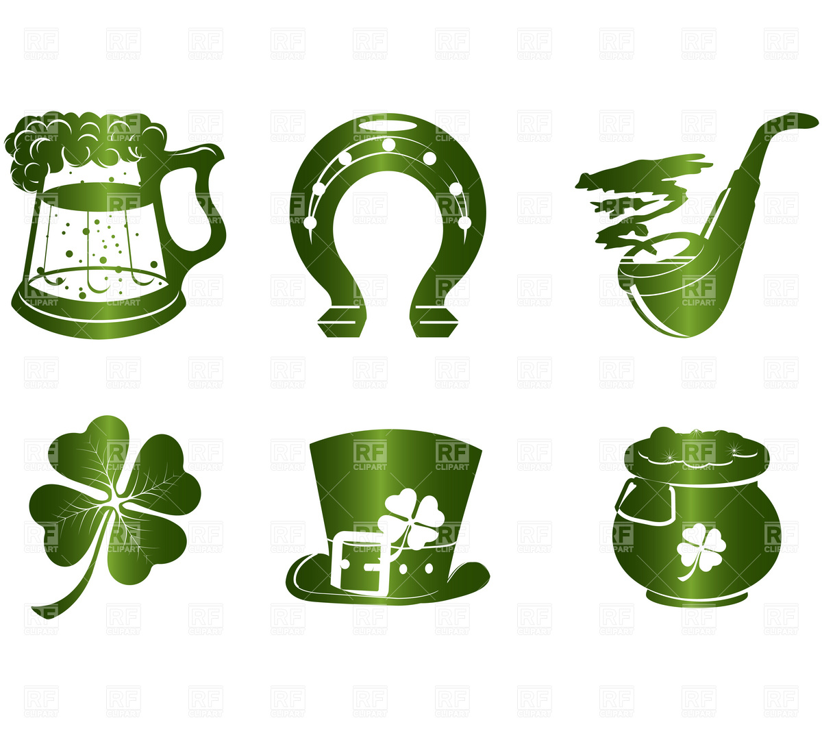1200x1067 St Patrick's Day Icons Vector Image Of Holiday Good