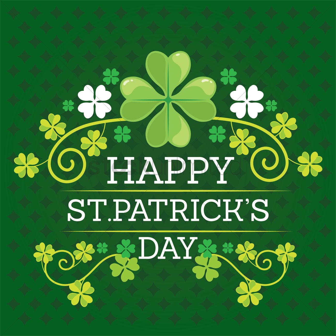 1300x1300 Happy St Patricks Day Vector Image