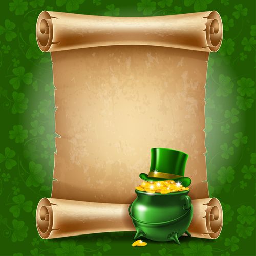500x500 Green Saint Patrick Day Background St Patrick's Day Clipart