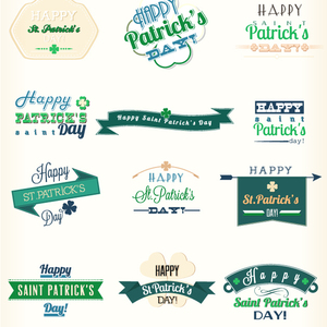 300x300 Free Vectors St Patrick's Day Vector Elements Cristina Iacob