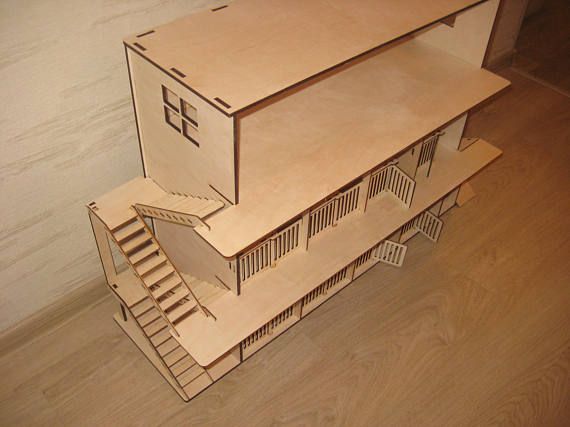 570x427 Toy Stable Drawing Barn For Toy Horses Vector Plan Laser