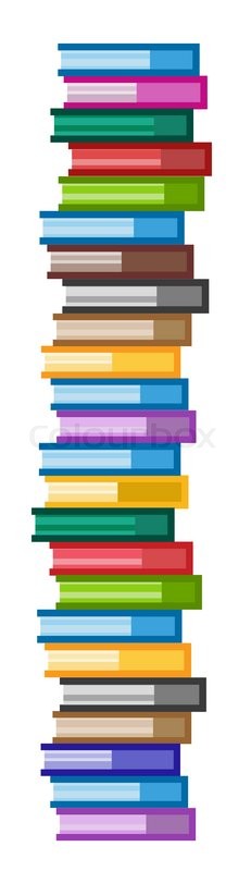 231x800 Stack Of Books Icon