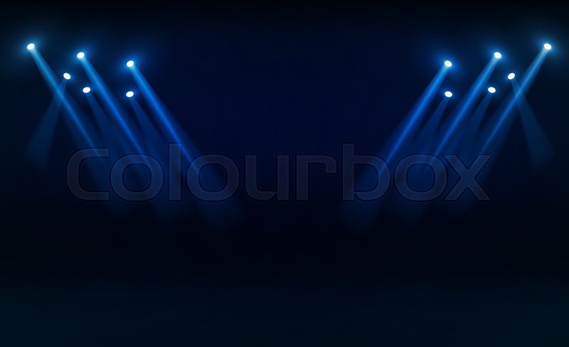 800x488 Bright Stadium Lights Vector Design Stock Vector Colourbox