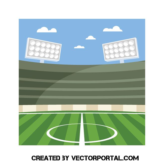 660x660 Football Stadium Vector Clip Art Sports Free Vectors